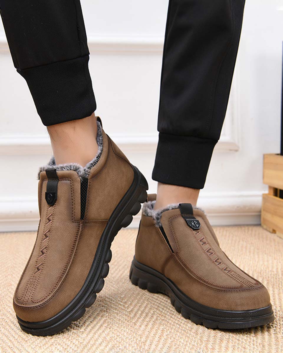 🔥【50% ОТСТЪПКА】Мъжки ежедневни обувки с изолация, топли и удобни, устойчиви на хлъзгане и издръжливи