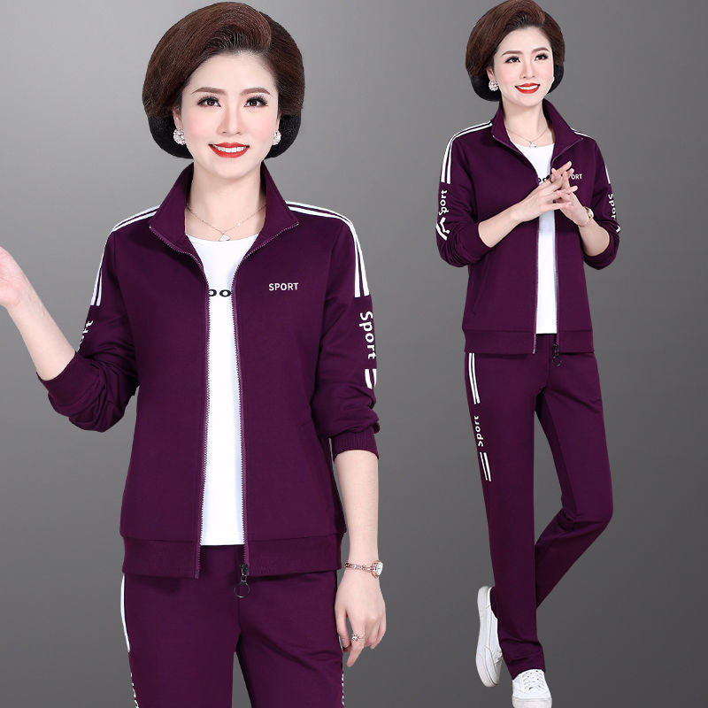 🔥【Яке + Панталон】💕Нов ежедневен спортен комплект от три части