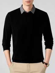 Псевдо-Двуделно Суитшърт с Яке и Подплата