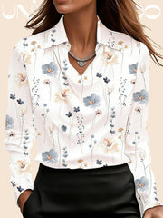 Лъскава Блуза С Дълбоко Яке И Воденеща Драперия