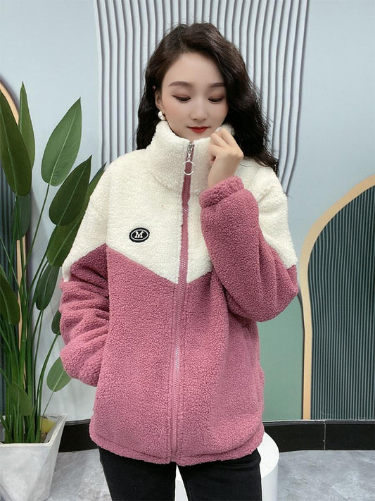 【M-4XL】🐏 Зимен поларен памучен яке, убогено дебело материя от агнешка вълна и памуч