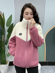 【M-4XL】🐏 Зимен поларен памучен яке, убогено дебело материя от агнешка вълна и памуч