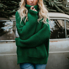 🧥【M-3XL】Ново есенно зимно плетено яке с високо яке за жени
