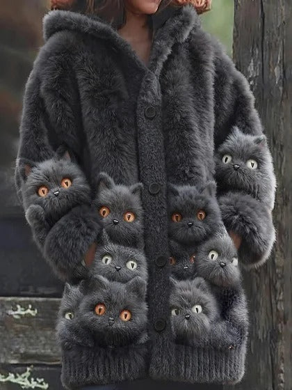 【S-5XL】Сладко яке с качулка и подплата от полар