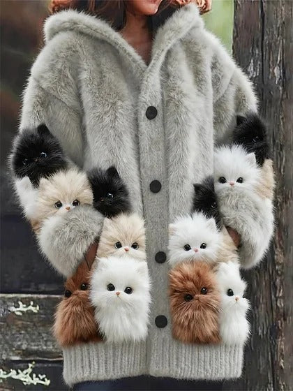 【S-5XL】Сладко яке с качулка и подплата от полар